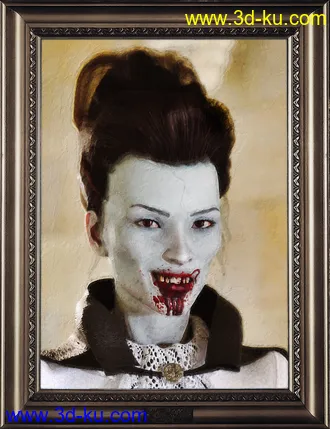3D打印模型Neferata Vampire HD for Genesis 8.1 Female的图片