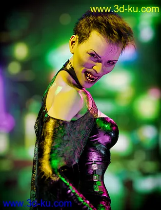 3D打印模型Neferata Vampire HD for Genesis 8.1 Female的图片