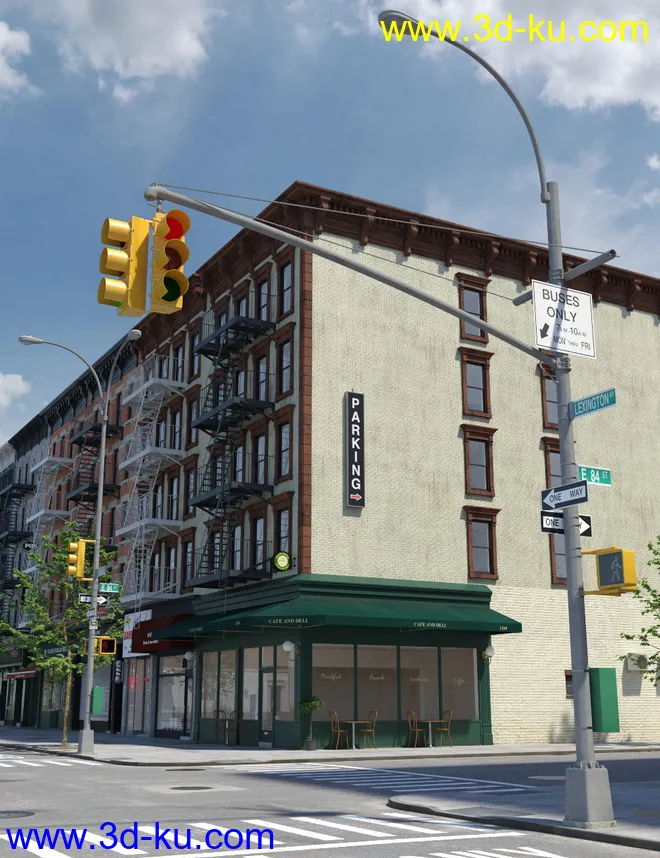 New York Street Lights模型的图片1