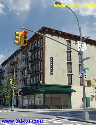 3D打印模型New York Street Lights的图片