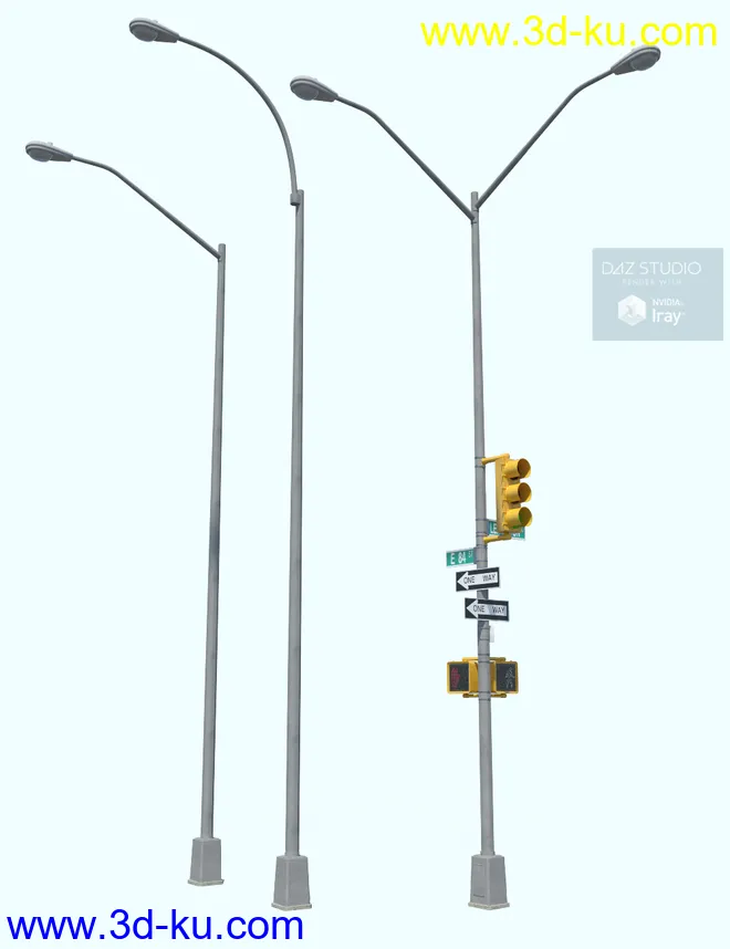 New York Street Lights模型的图片3
