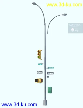 3D打印模型New York Street Lights的图片