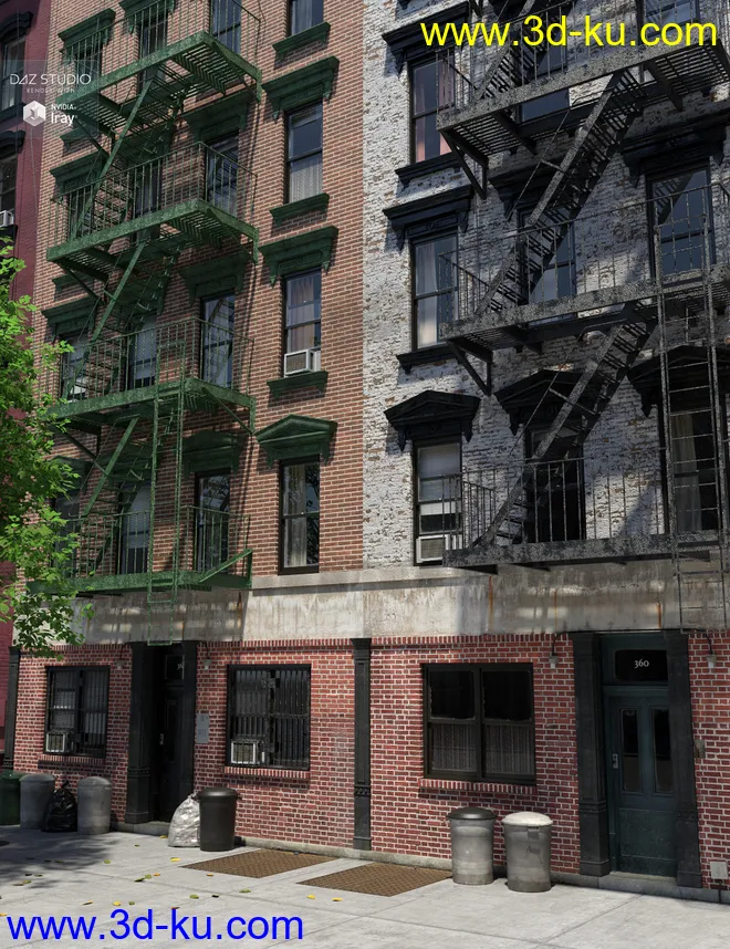 New York Tenements 2模型的图片3