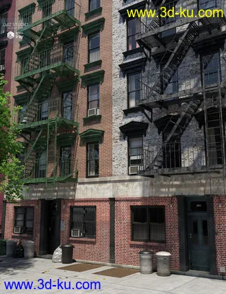 3D打印模型New York Tenements 2的图片