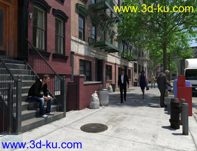 New York Tenements 2模型的图片12