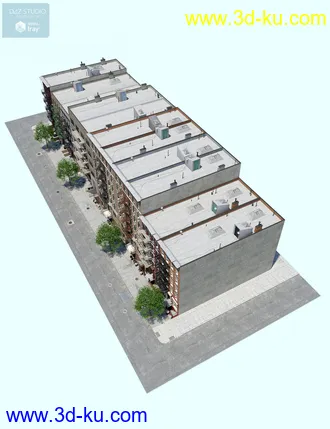3D打印模型New York Tenements 2的图片