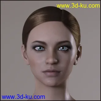 3D打印模型NG Hair for Genesis 8 Female的图片