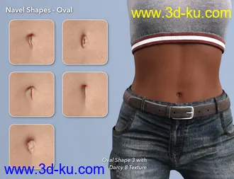 3D打印模型NG HD Navel Morphs for Genesis 8 and 8.1 Female的图片
