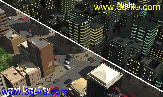 Night and Day City模型的图片2