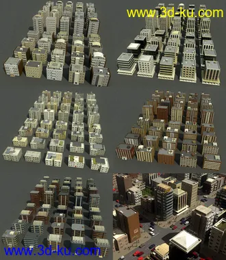 3D打印模型Night and Day City的图片