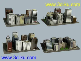 3D打印模型Night and Day City的图片