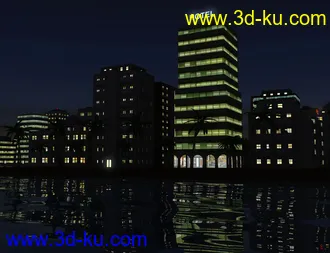 3D打印模型Night and Day City的图片