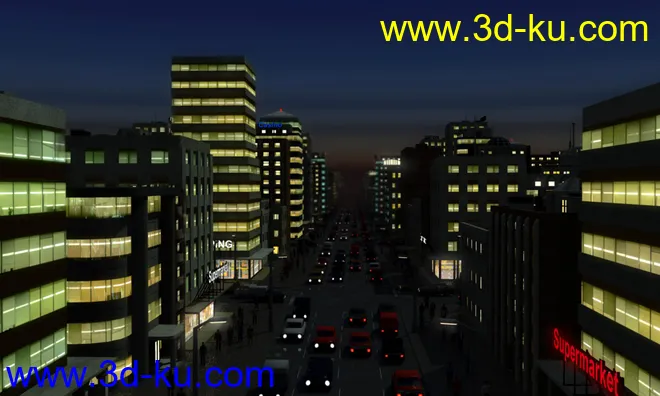 Night and Day City模型的图片7
