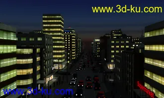 3D打印模型Night and Day City的图片
