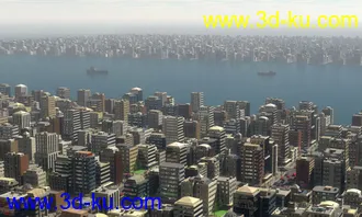 3D打印模型Night and Day City的图片