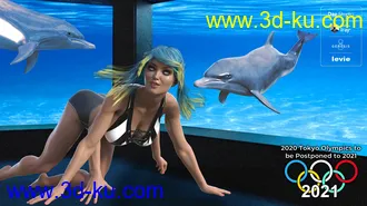 3D打印模型Nike For Genesis 8 Female + Extra Arms - Fully Functional的图片