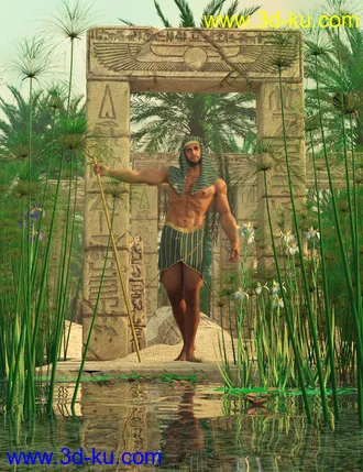 3D打印模型Nile Papyrus Plants的图片