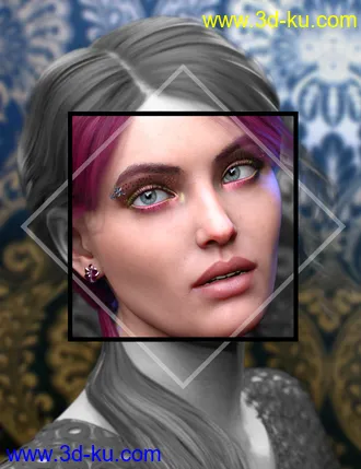 3D打印模型Nude Metallics Eyeshadow Builder Genesis 8 Females Merchant Resource的图片