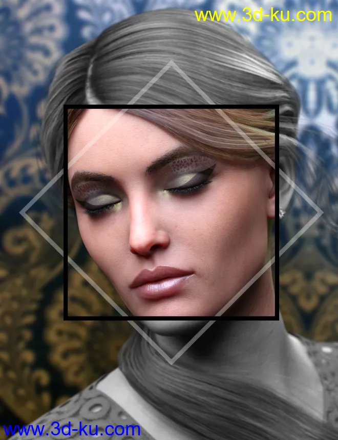 Nude Metallics Eyeshadow Builder Genesis 8 Females Merchant Resource模型的图片16