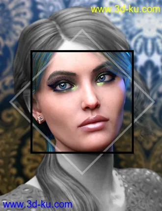 3D打印模型Nude Metallics Eyeshadow Builder Genesis 8 Females Merchant Resource的图片