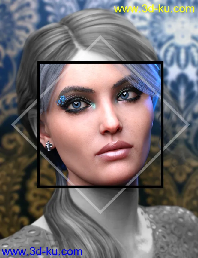 Nude Metallics Eyeshadow Builder Genesis 8 Females Merchant Resource模型的图片19