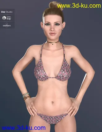 3D打印模型Odeeta HD for Genesis 8 Females的图片