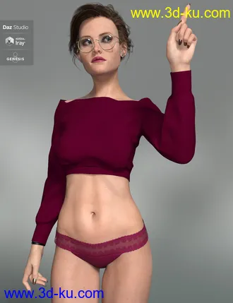 3D打印模型Odeeta HD for Genesis 8 Females的图片