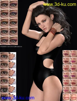 3D打印模型Odeeta HD for Genesis 8 Females的图片