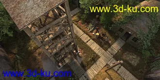 3D打印模型Old Military Base Compound的图片