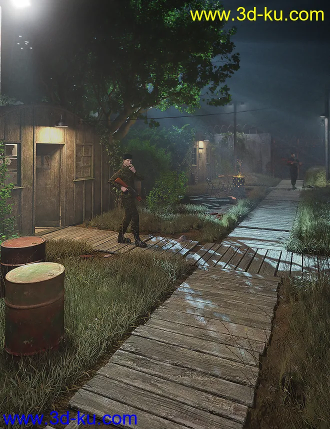 Old Military Base Compound模型的图片5