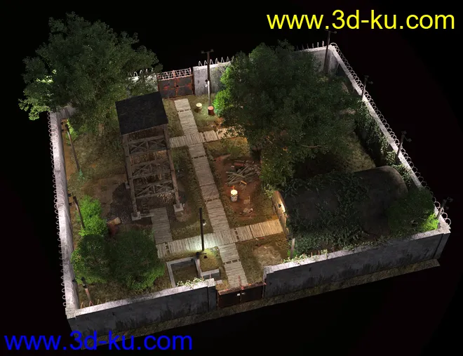 Old Military Base Compound模型的图片7