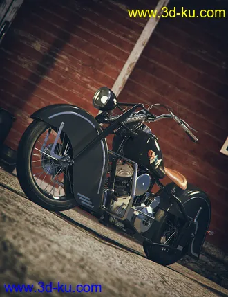 3D打印模型Old Street Bike的图片