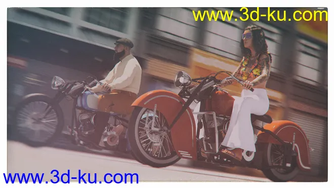 Old Street Bike模型的图片9