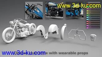 3D打印模型Old Street Bike的图片