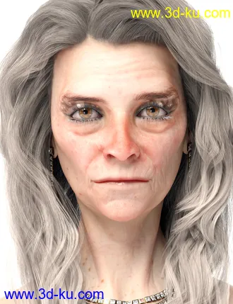 3D打印模型Olivya 'The Granny' May HD for Genesis 8 Female的图片