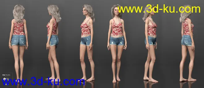 Olivya 'The Granny' May HD for Genesis 8 Female模型的图片4