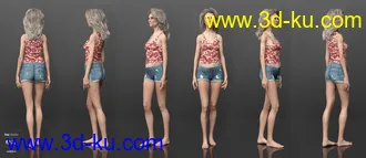 3D打印模型Olivya 'The Granny' May HD for Genesis 8 Female的图片