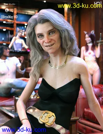 3D打印模型Olivya 'The Granny' May HD for Genesis 8 Female的图片