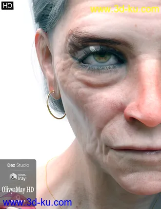 3D打印模型Olivya 'The Granny' May HD for Genesis 8 Female的图片