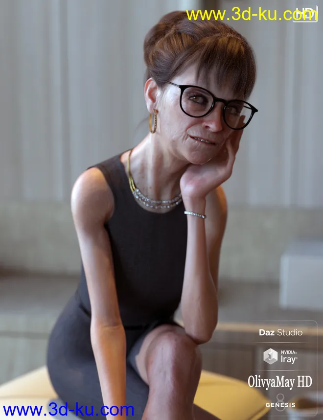 Olivya 'The Granny' May HD for Genesis 8 Female模型的图片16