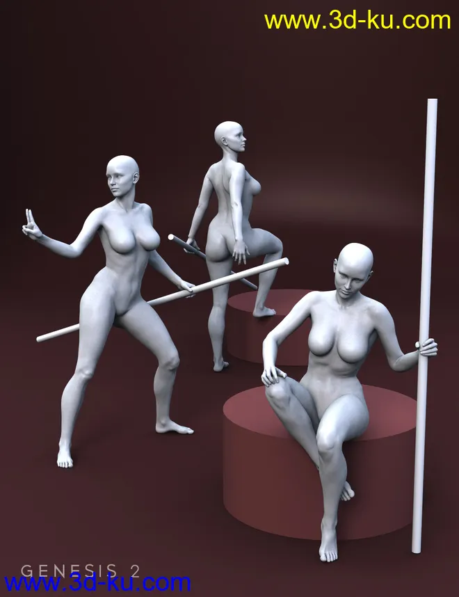 Olympia 6 Fantasy Classic Poses模型的图片1