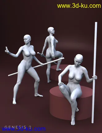 3D打印模型Olympia 6 Fantasy Classic Poses的图片