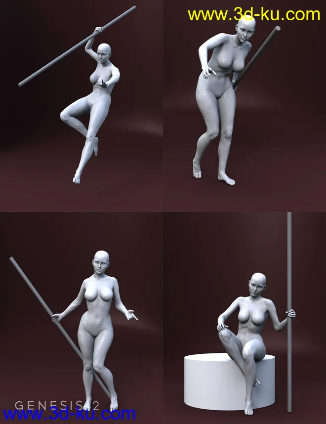 Olympia 6 Fantasy Classic Poses模型的图片3