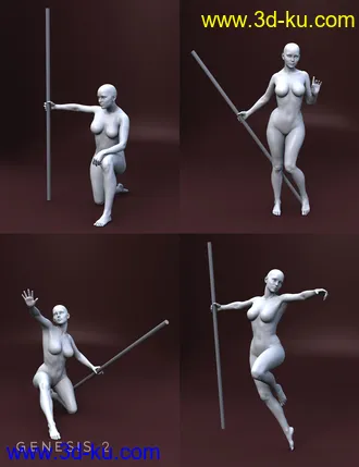 3D打印模型Olympia 6 Fantasy Classic Poses的图片