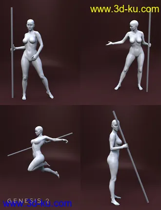 3D打印模型Olympia 6 Fantasy Classic Poses的图片