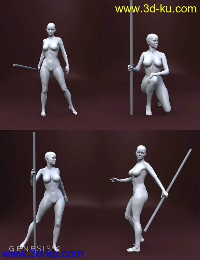 Olympia 6 Fantasy Classic Poses模型的图片6