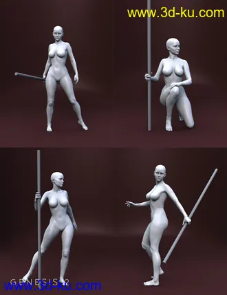 3D打印模型Olympia 6 Fantasy Classic Poses的图片