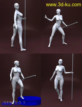 3D打印模型Olympia 6 Fantasy Classic Poses的图片