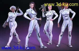 3D打印模型OMNI Suit for Genesis 8 and 8.1 Female Outfit Textures的图片