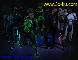 3D打印模型OMNI Suit for Genesis 8 and 8.1 Females的图片